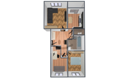 3-IZBOVÝ BYT S LOGGIOU / 72 m2 / Žilina - Hájik